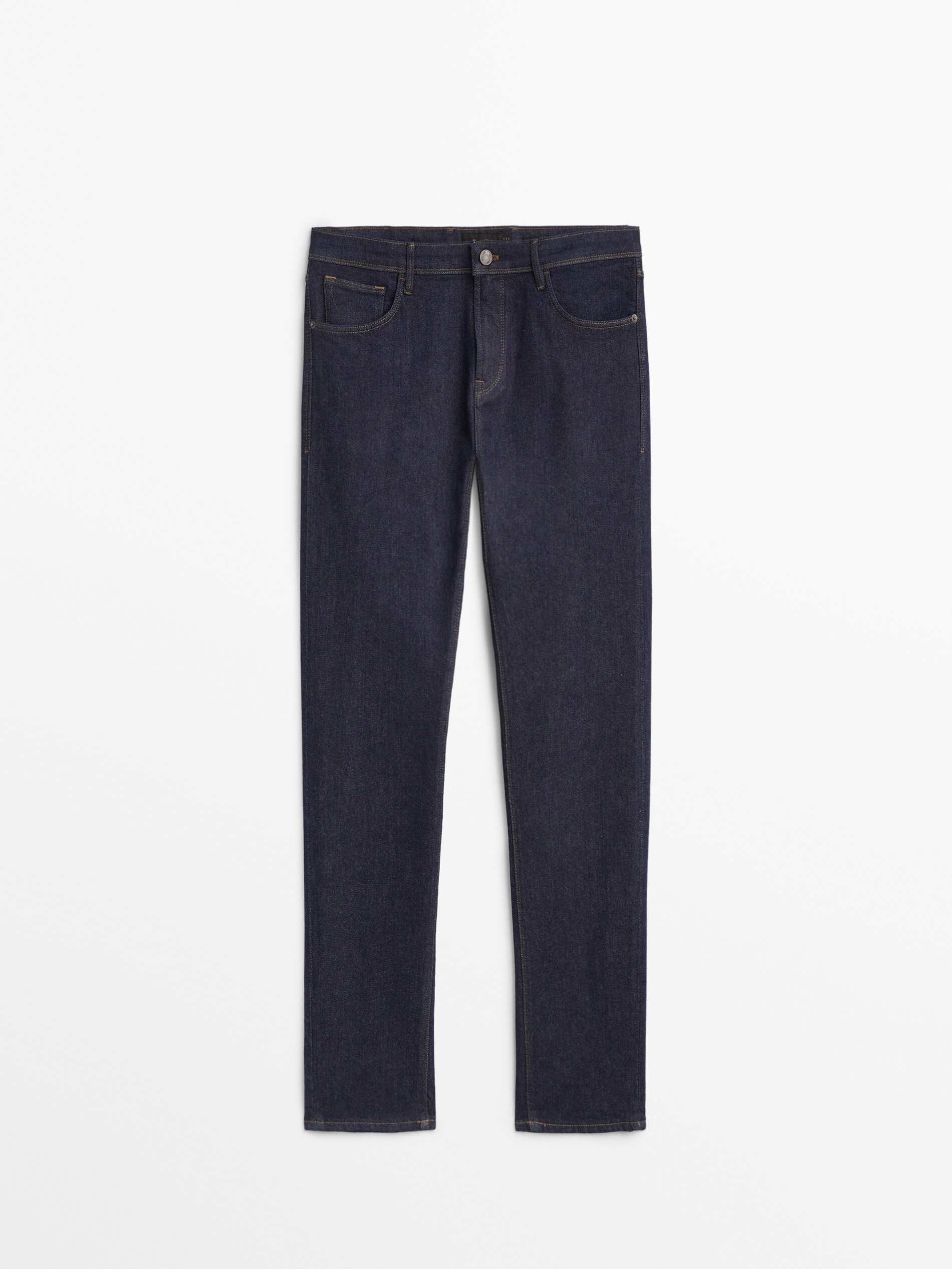 Pantalón vaquero desencolado slim fit - INDIGO