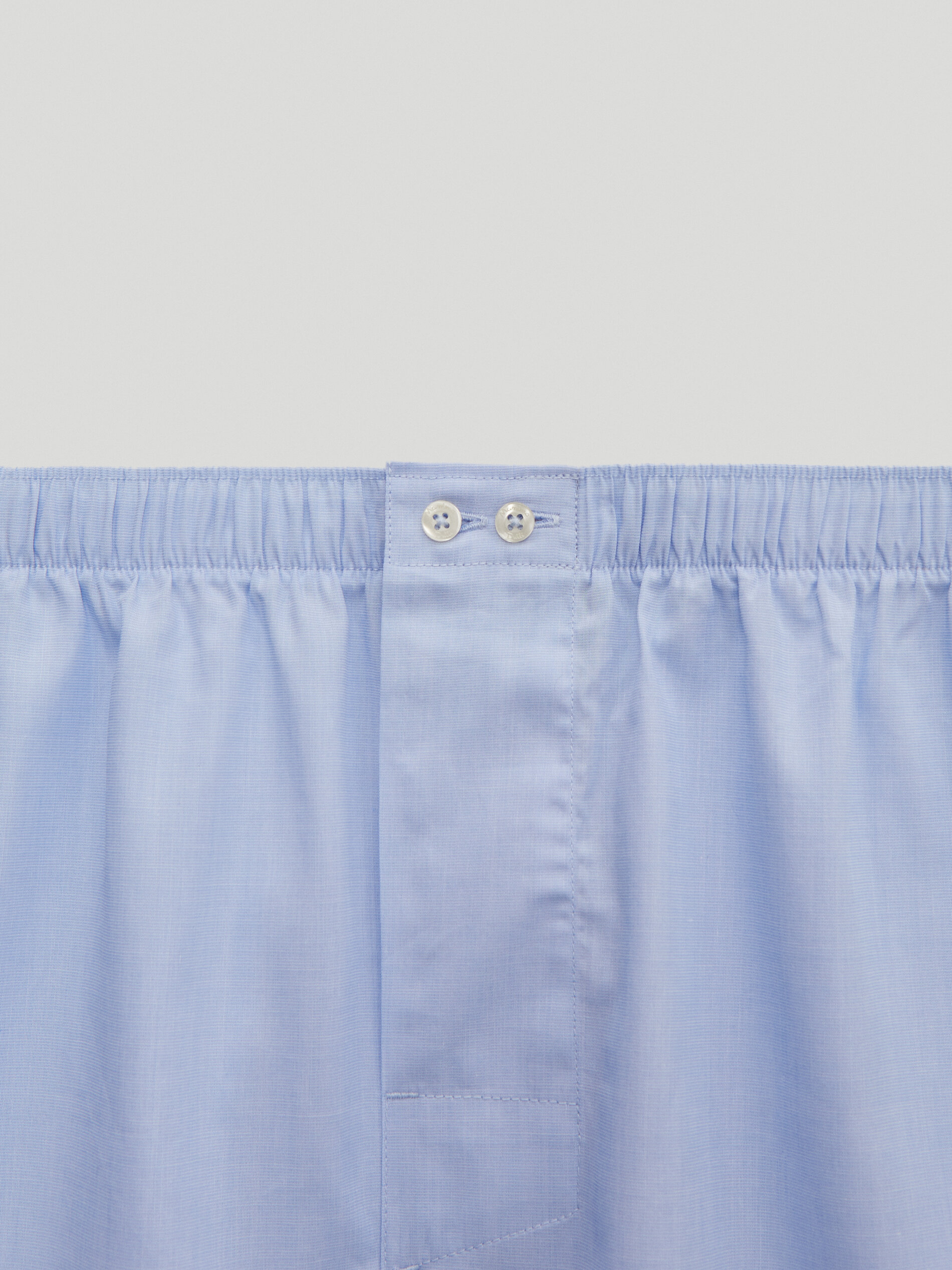 Calzoncillo algodón fil a fil - CELESTE