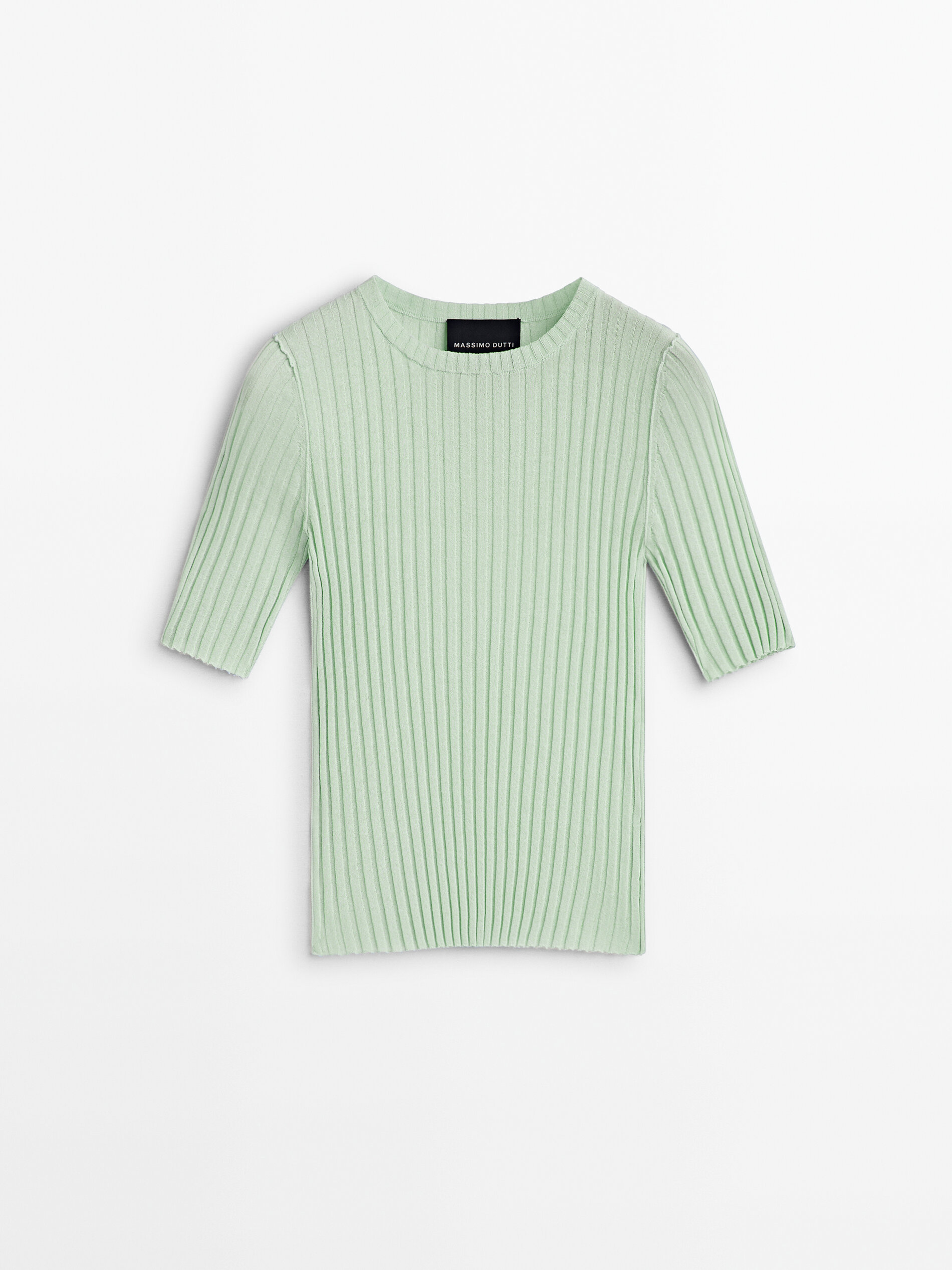 Jersey punto canalé -Studio - Verde billar