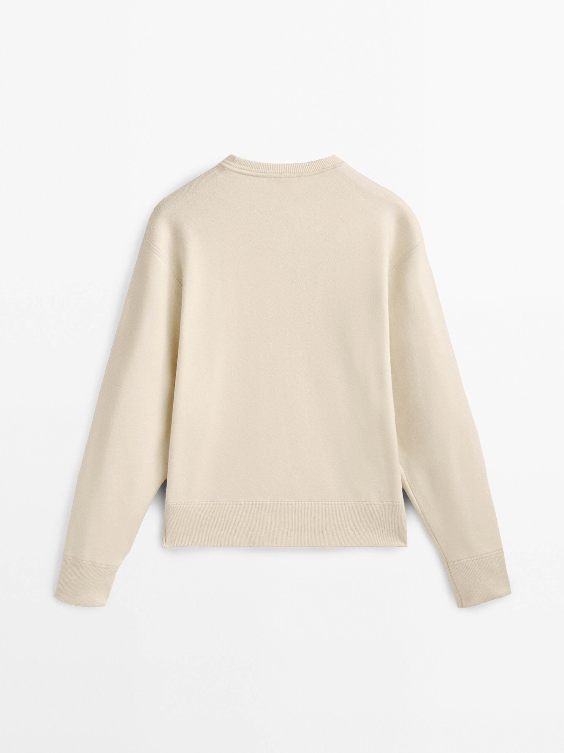 Jersey punto cuello redondo - CRUDO