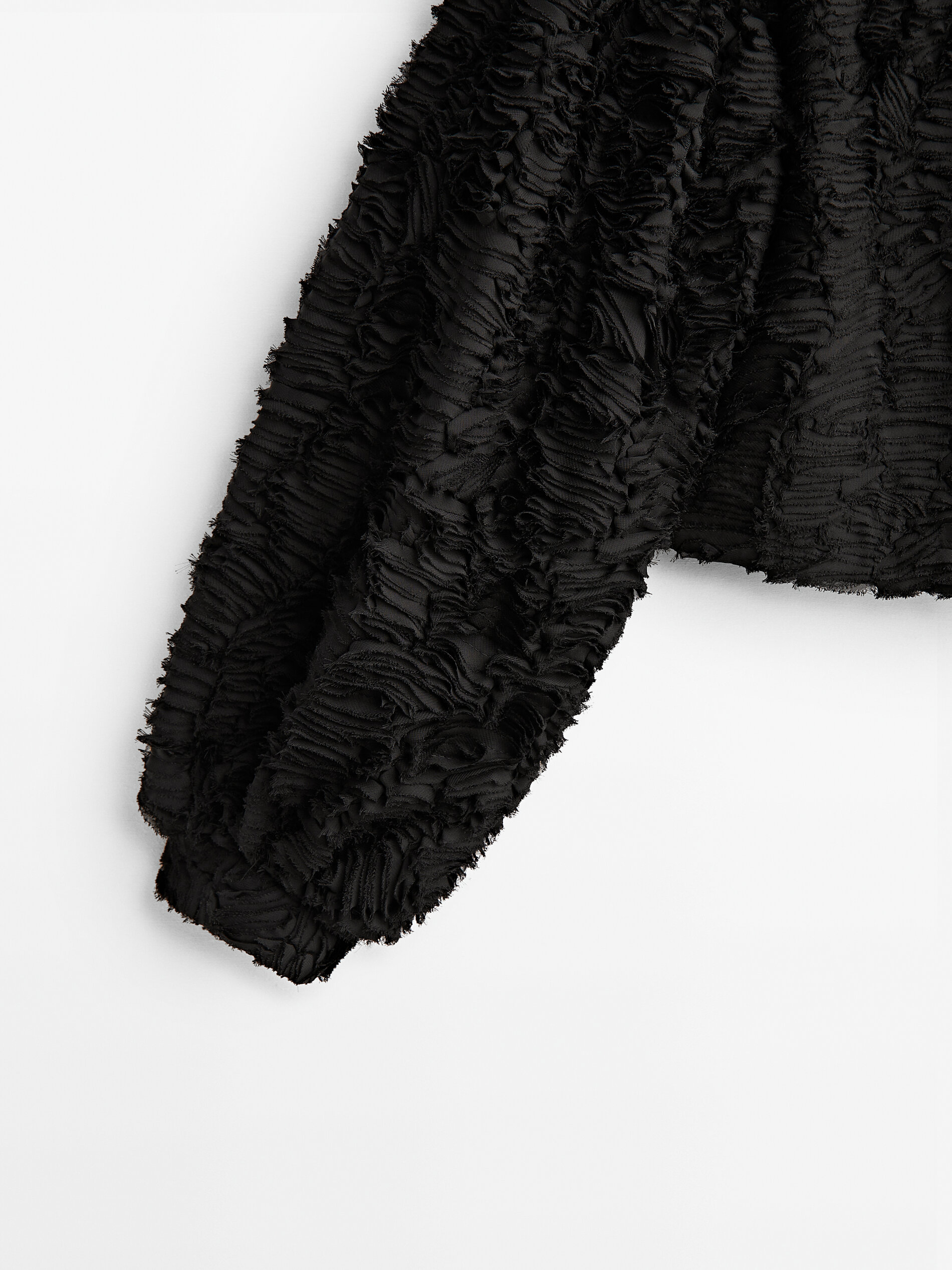 Chaqueta estructura bucle -Studio - NEGRO