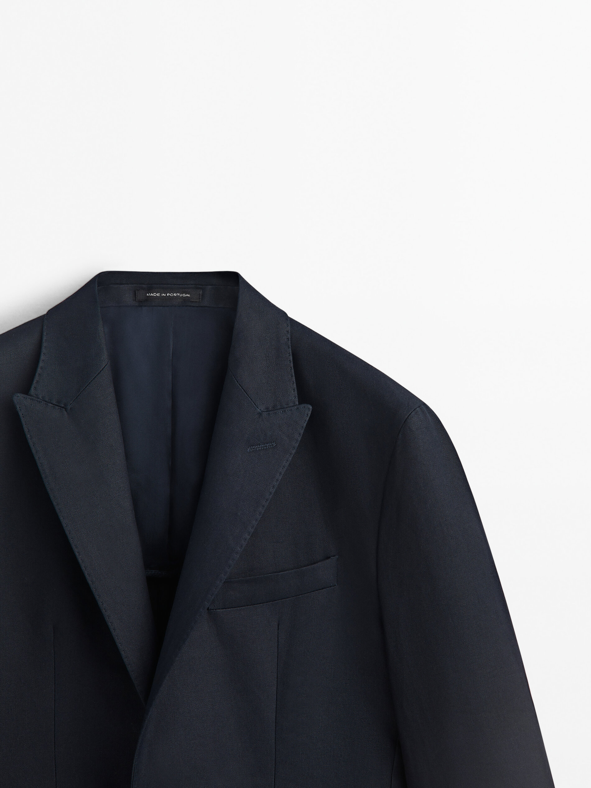 Americana traje azul marino 100% lino - AZUL MARINO