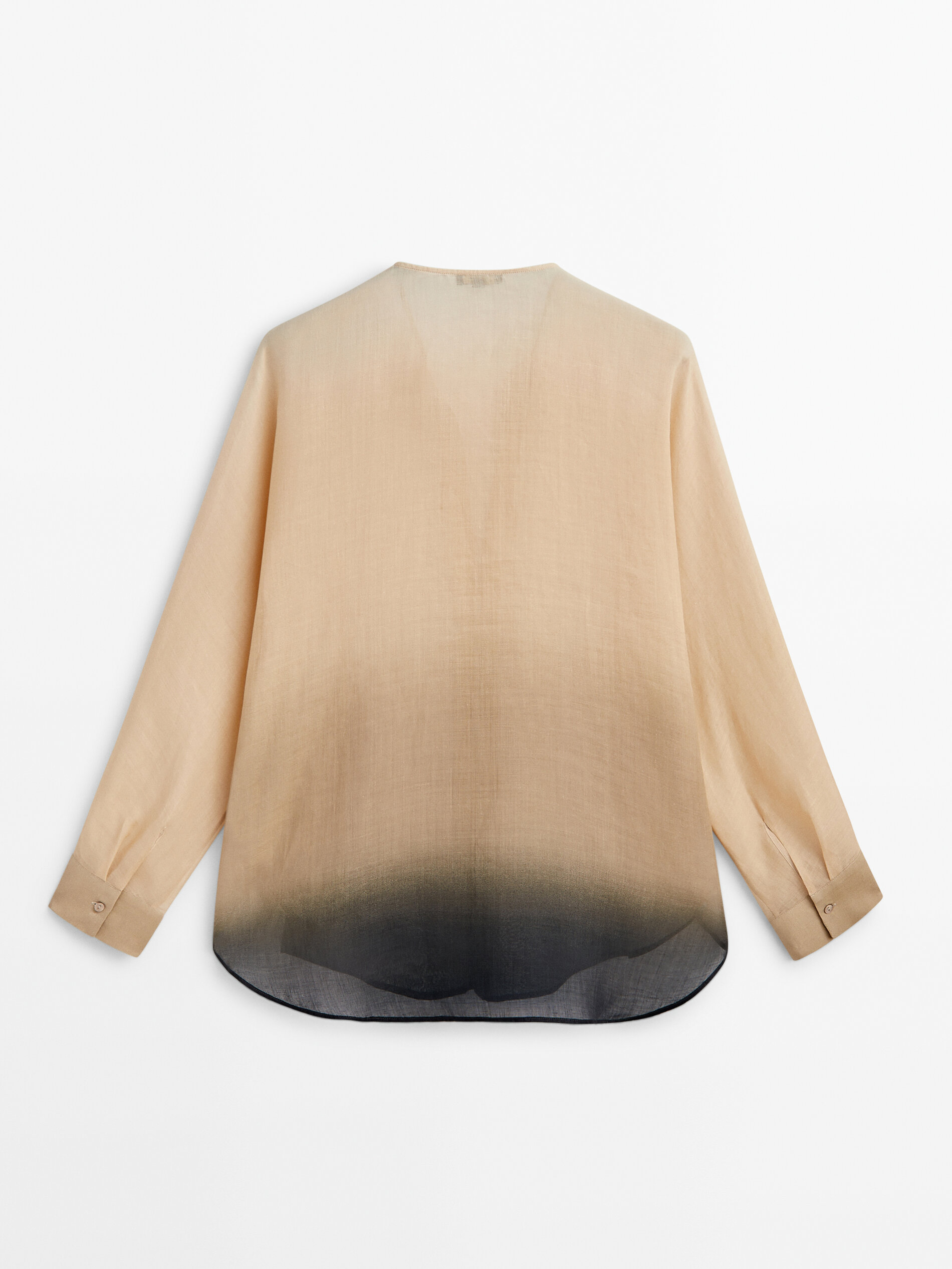 Camisa ramio degradado - CRUDO