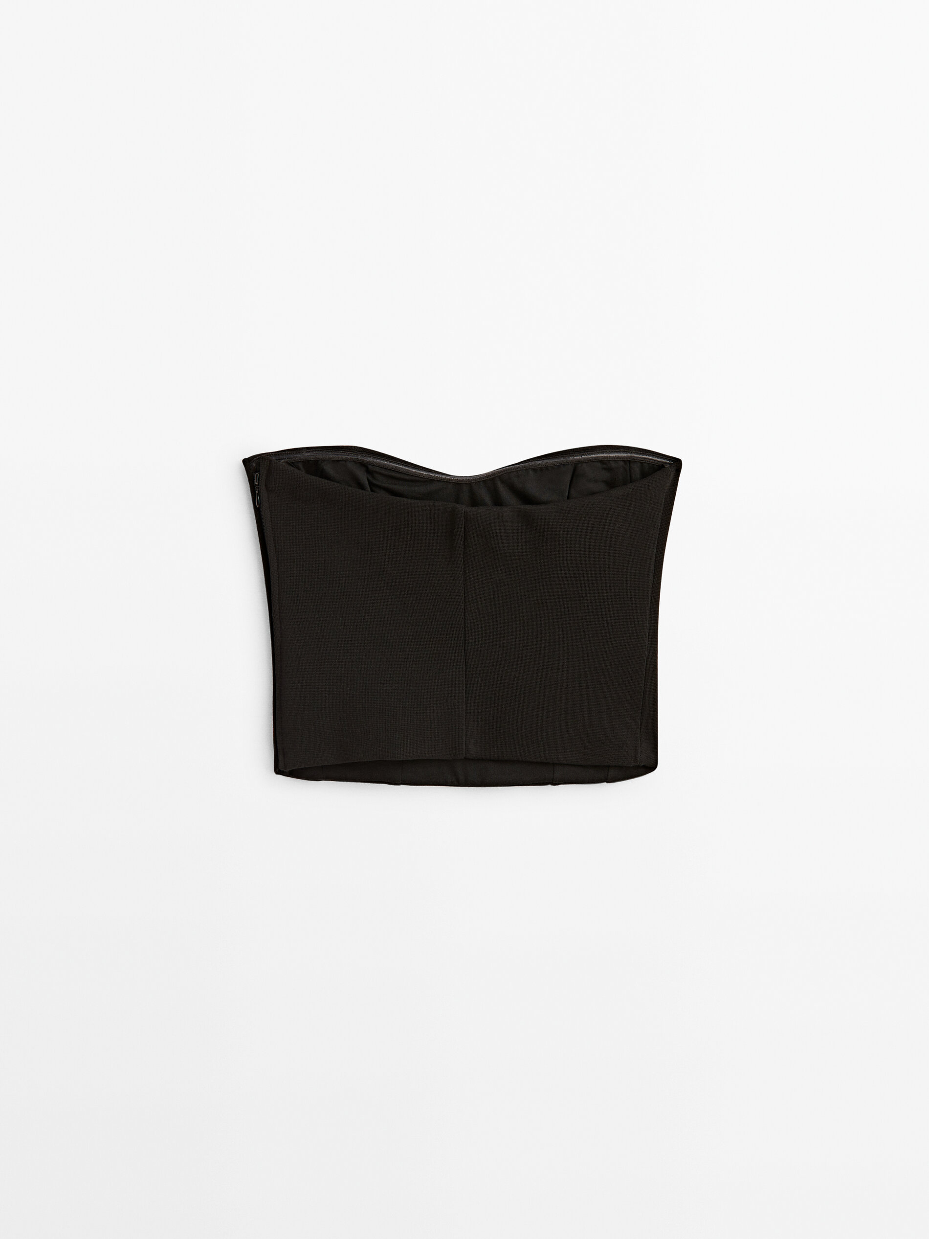 Top bustier negro - NEGRO
