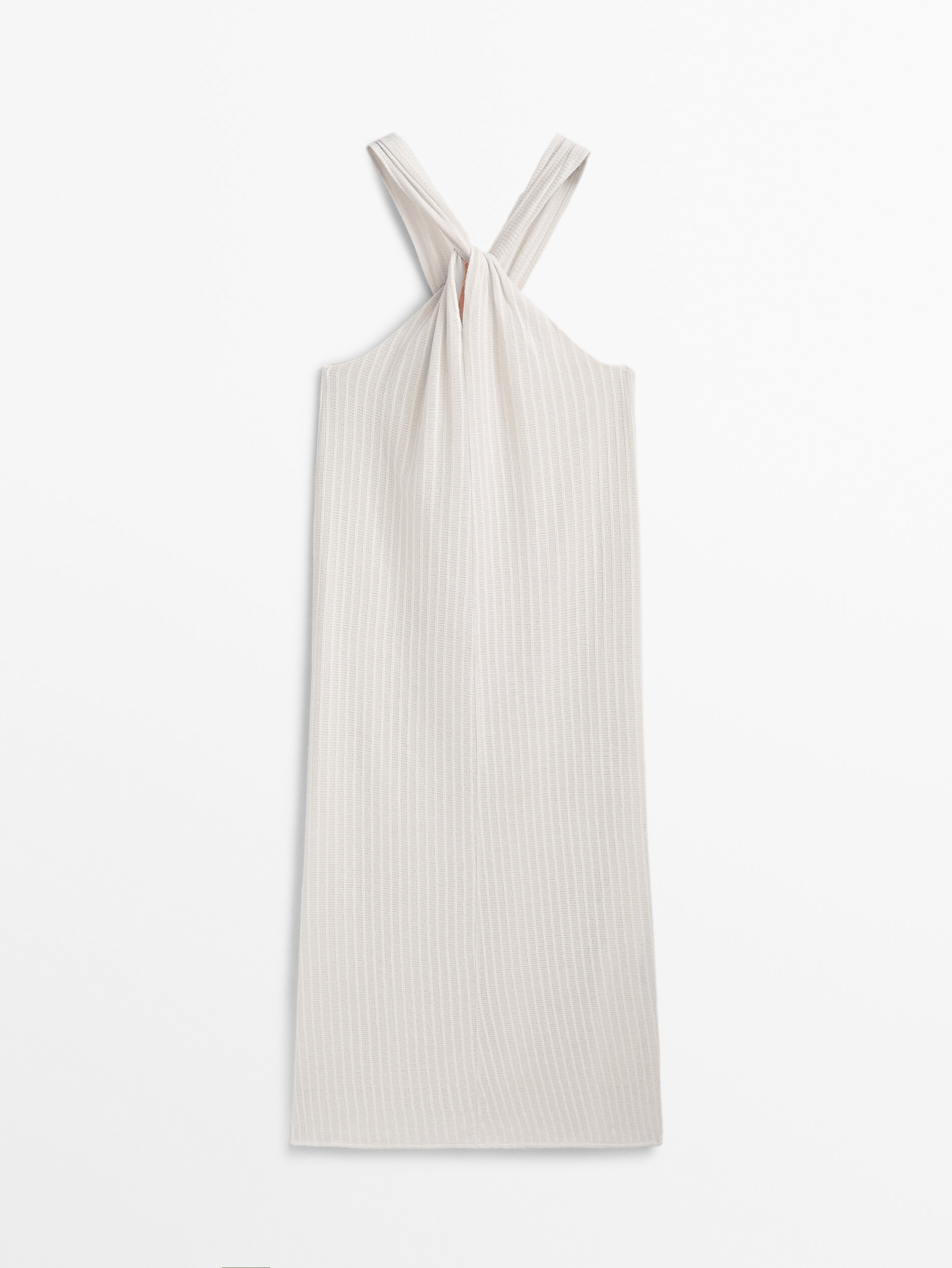 Vestido estructura tirante cruzado - CRUDO