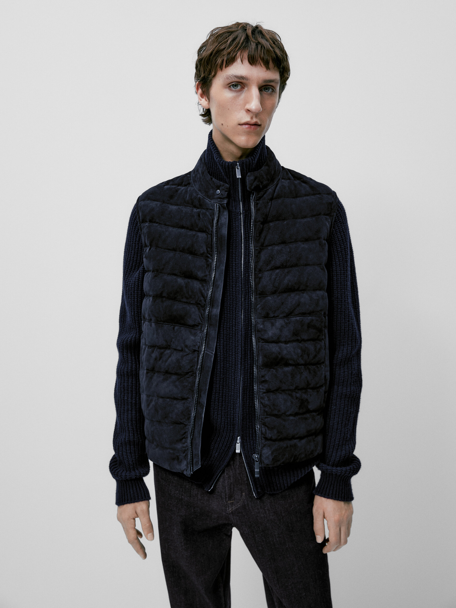 Chaleco ante azul marino - AZUL MARINO