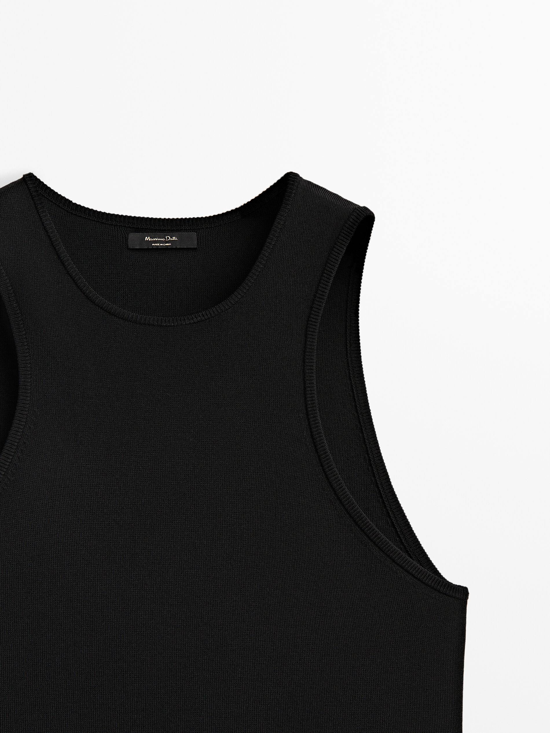 Top negro sin mangas - NEGRO