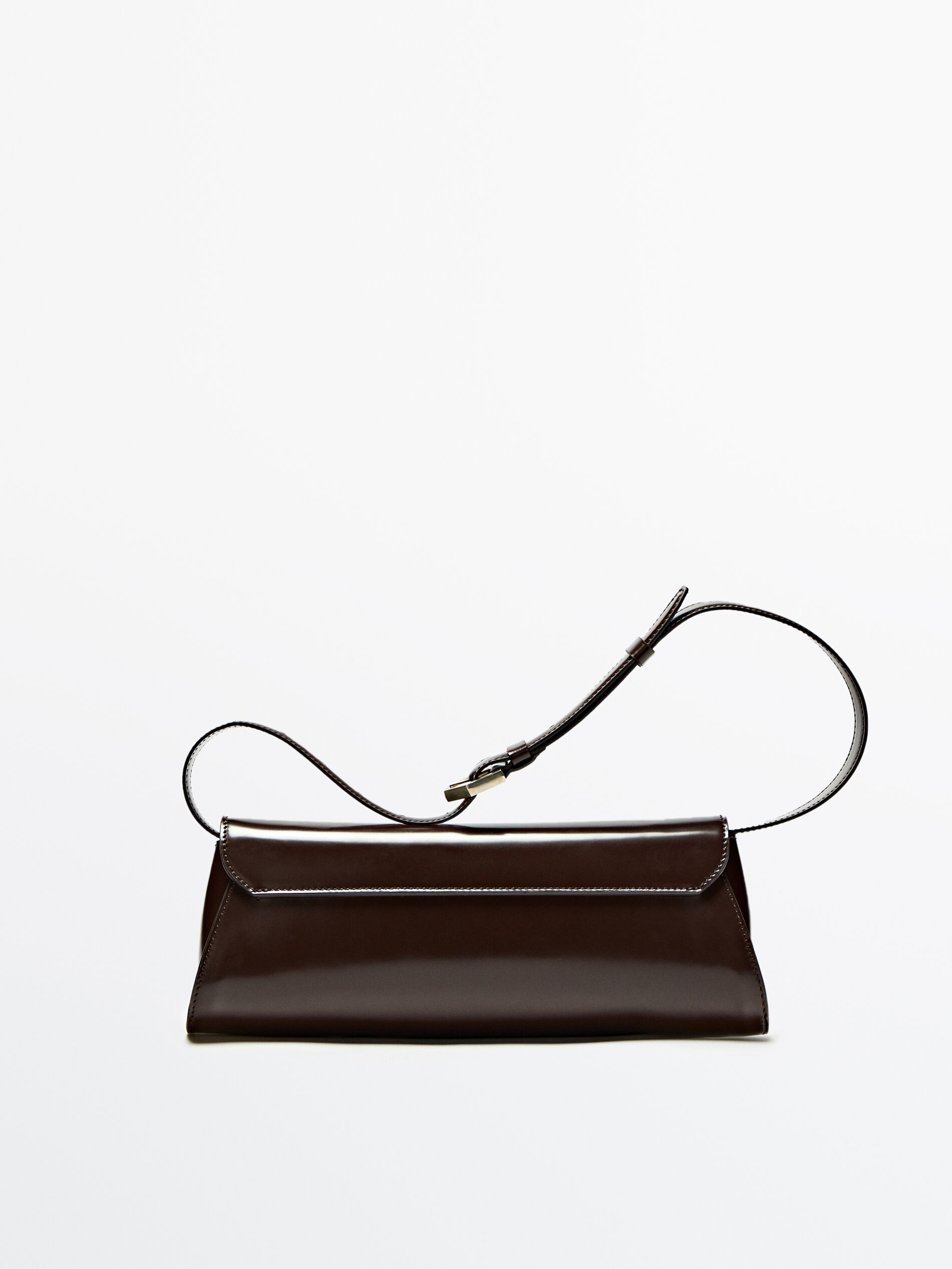 Bolso piel correa extraíble Limited Edition - MARRÓN