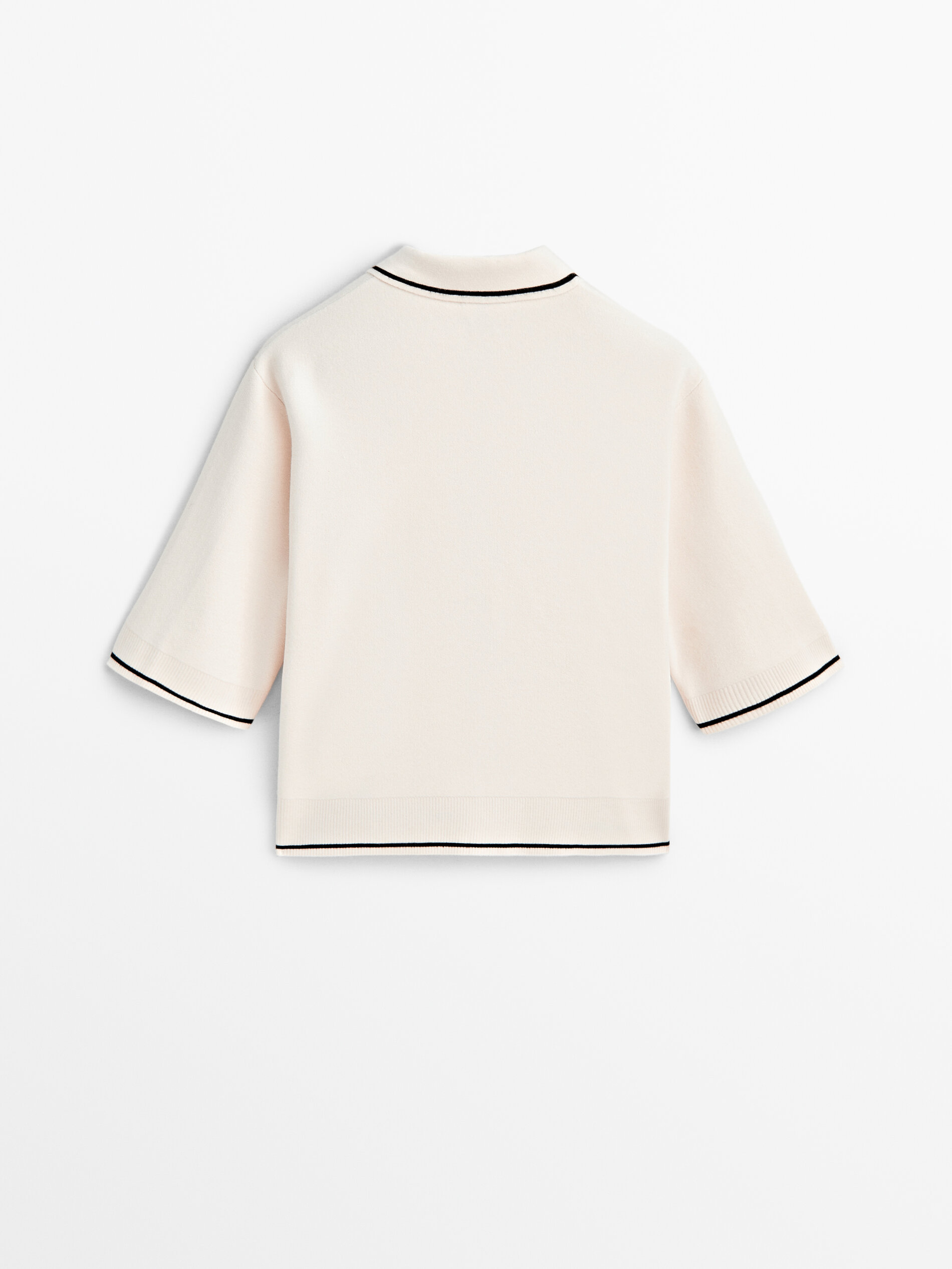 Cárdigan punto manga corta - CRUDO