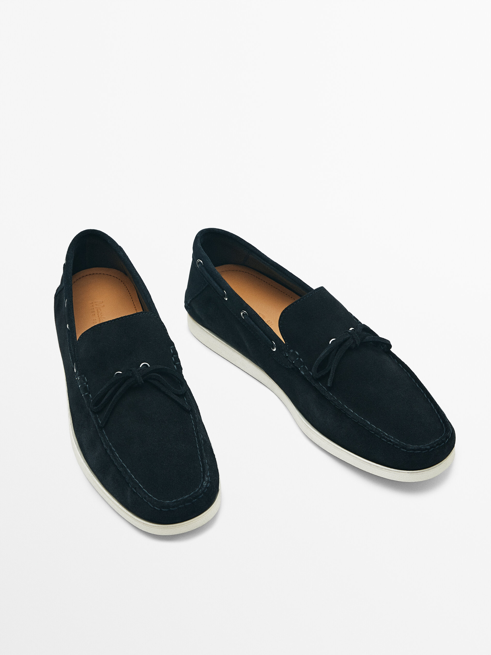 Náutico lazo serraje - AZUL