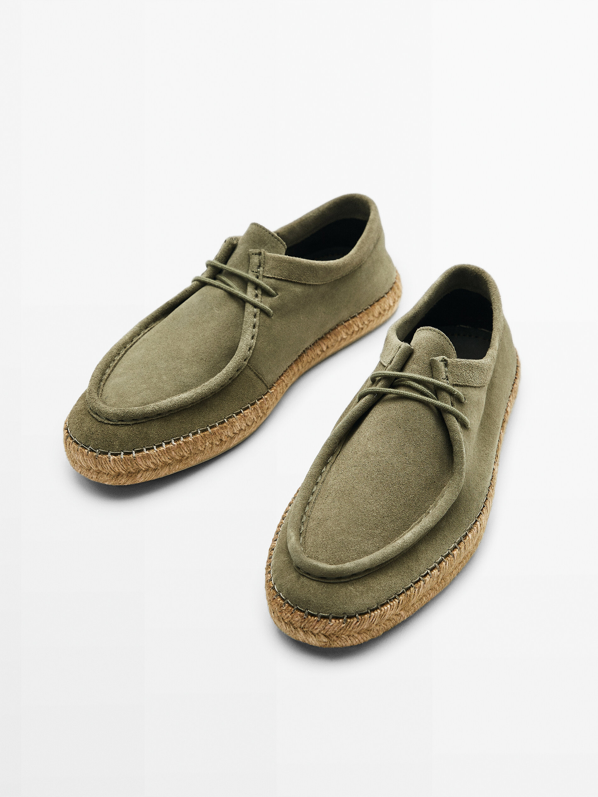 Zapato yute serraje verde - BOTELLA