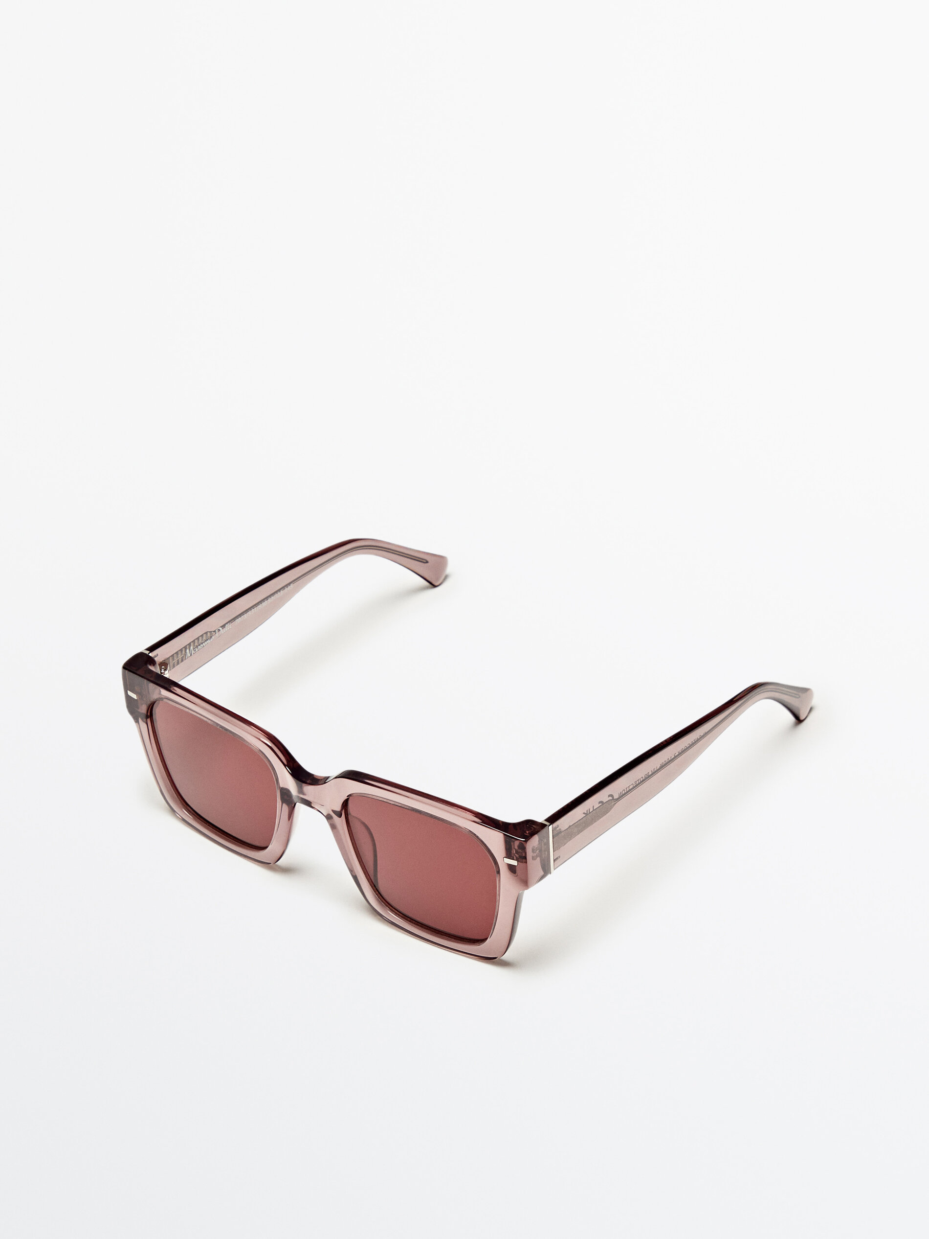 Gafas de sol cuadradas - MARRÓN TOPO