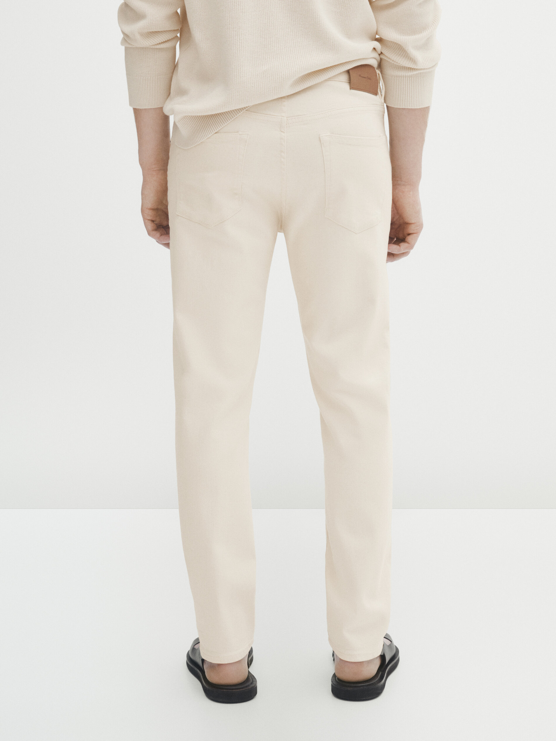 Pantalón vaquero tapered fit - CRUDO