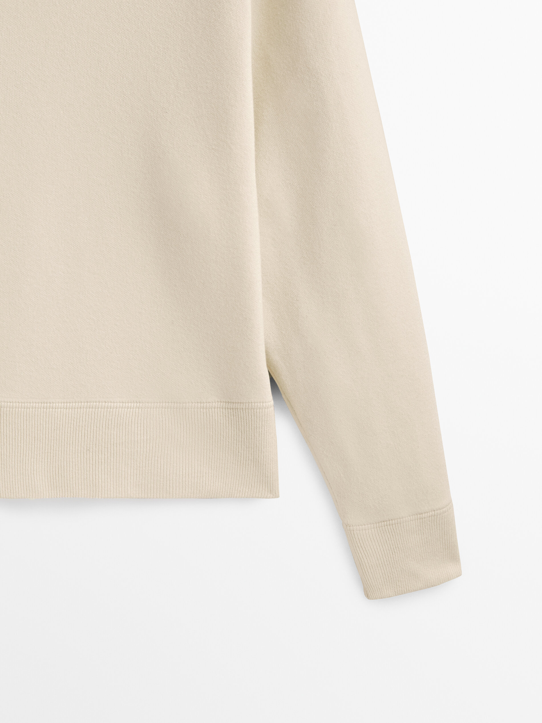 Jersey punto cuello redondo - CRUDO