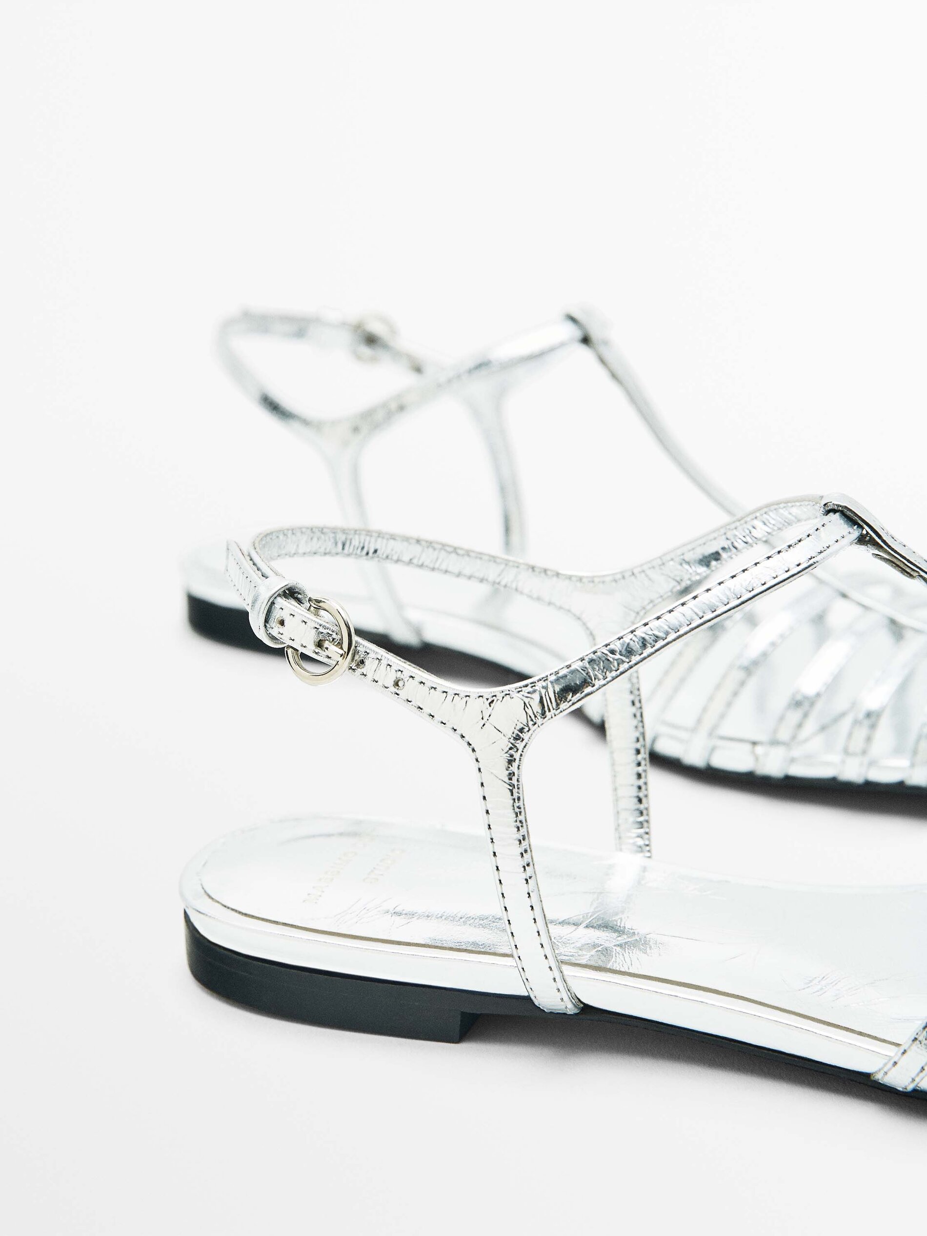 Cangrejera plana laminada - Studio - PLATA