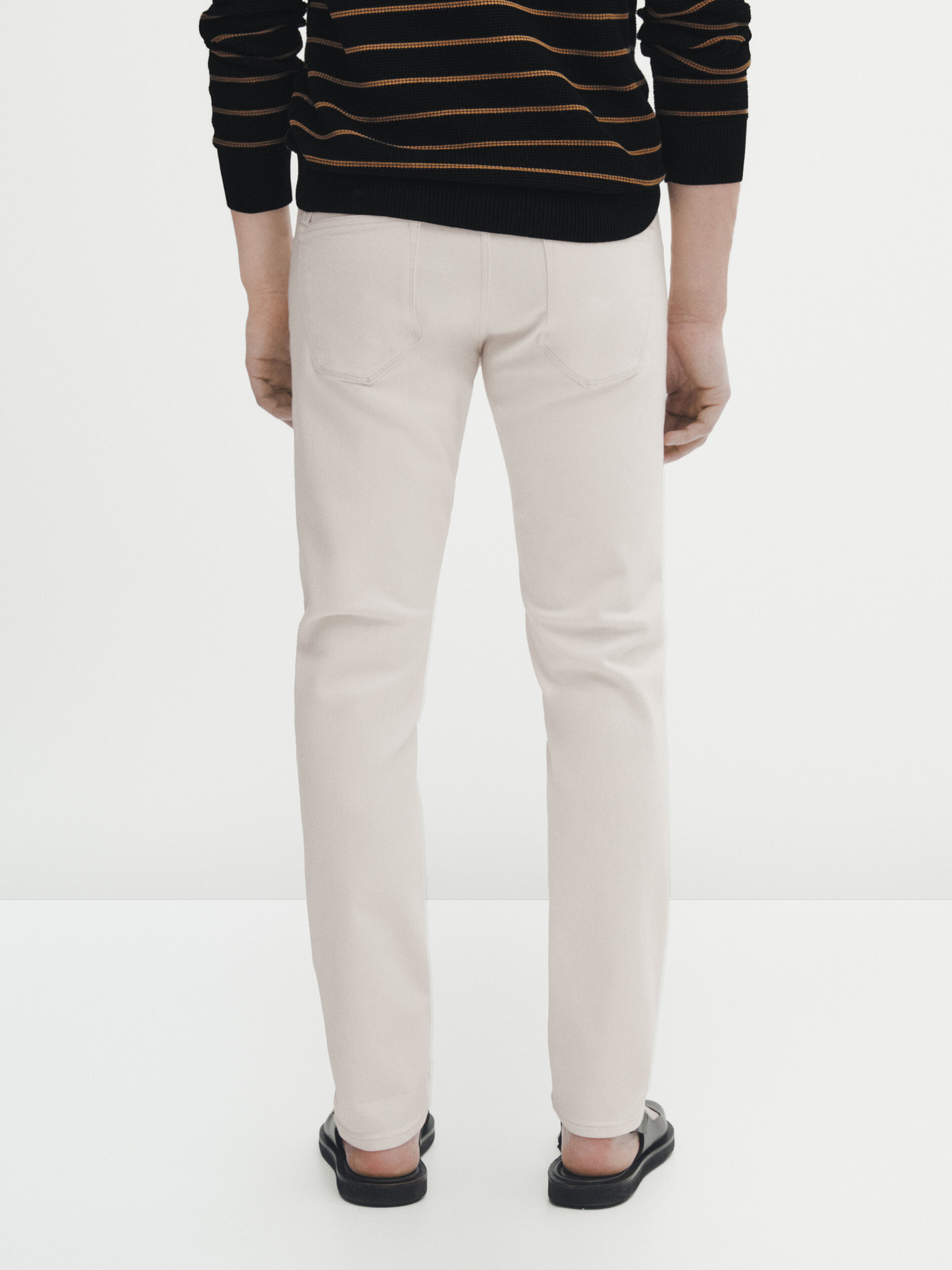 Pantalón vaquero selvedge slim fit - CRUDO