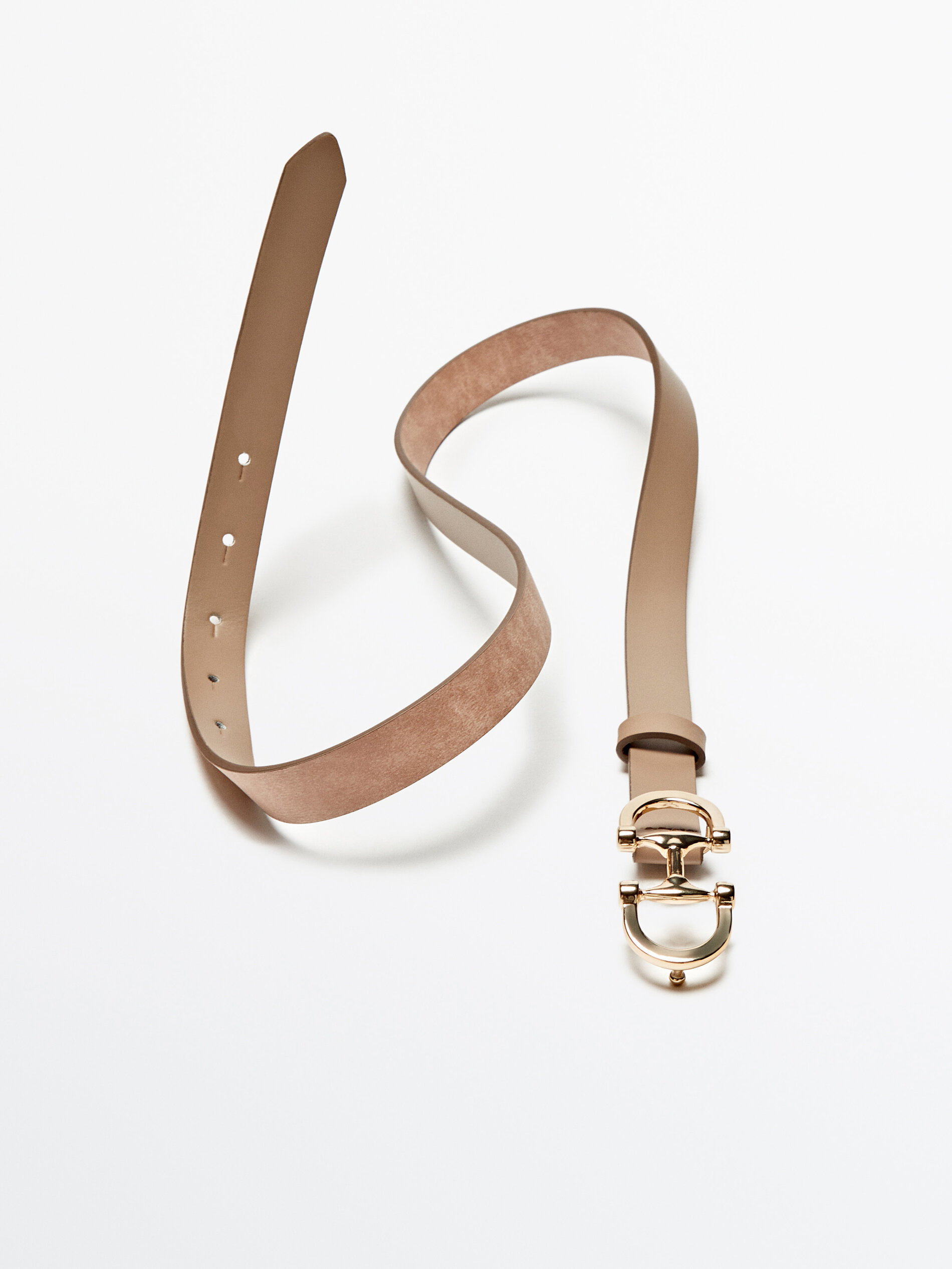 Cinturón piel doble hebilla - ARENA