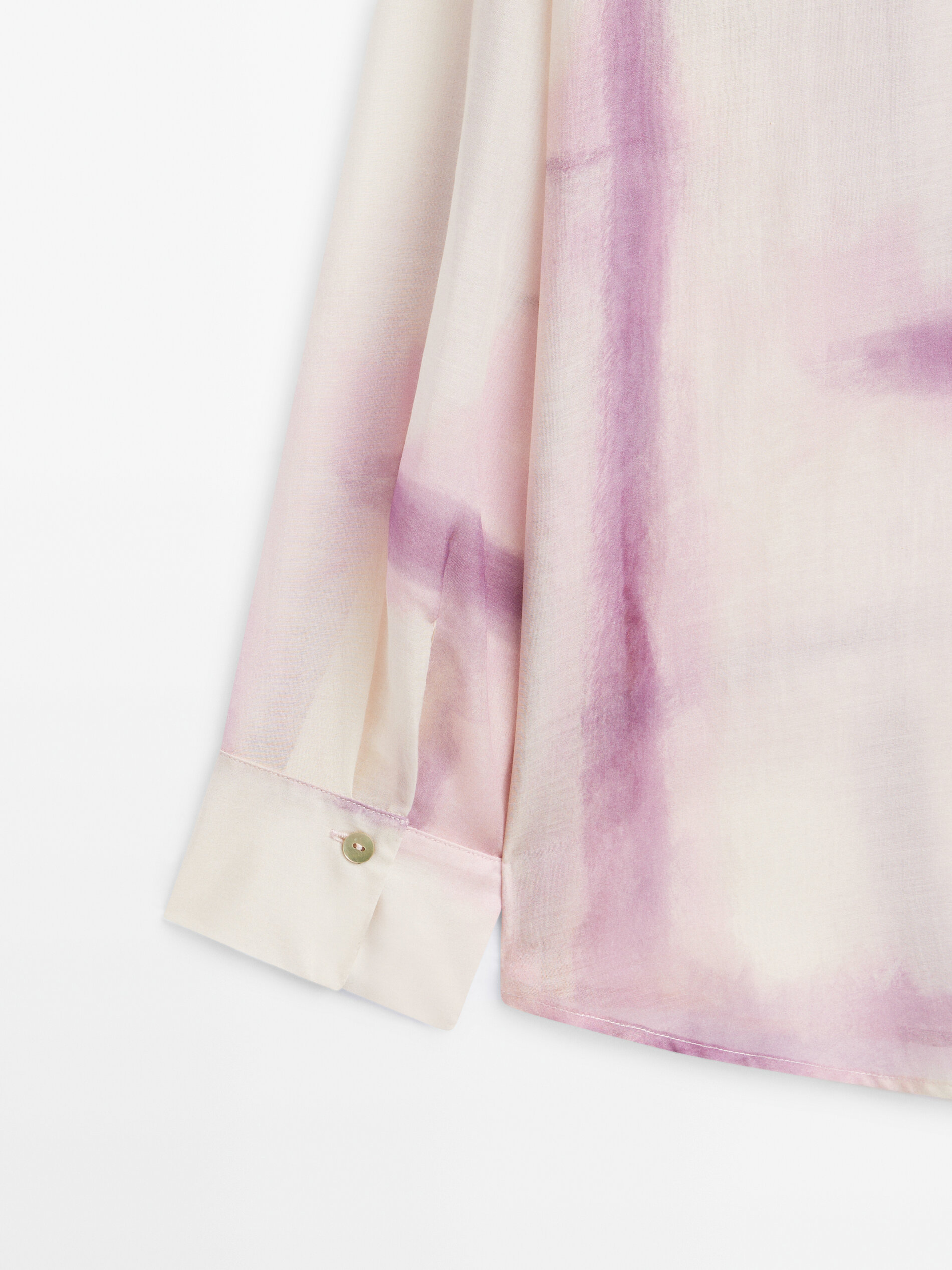 Camisa estampado difuminado - LILA