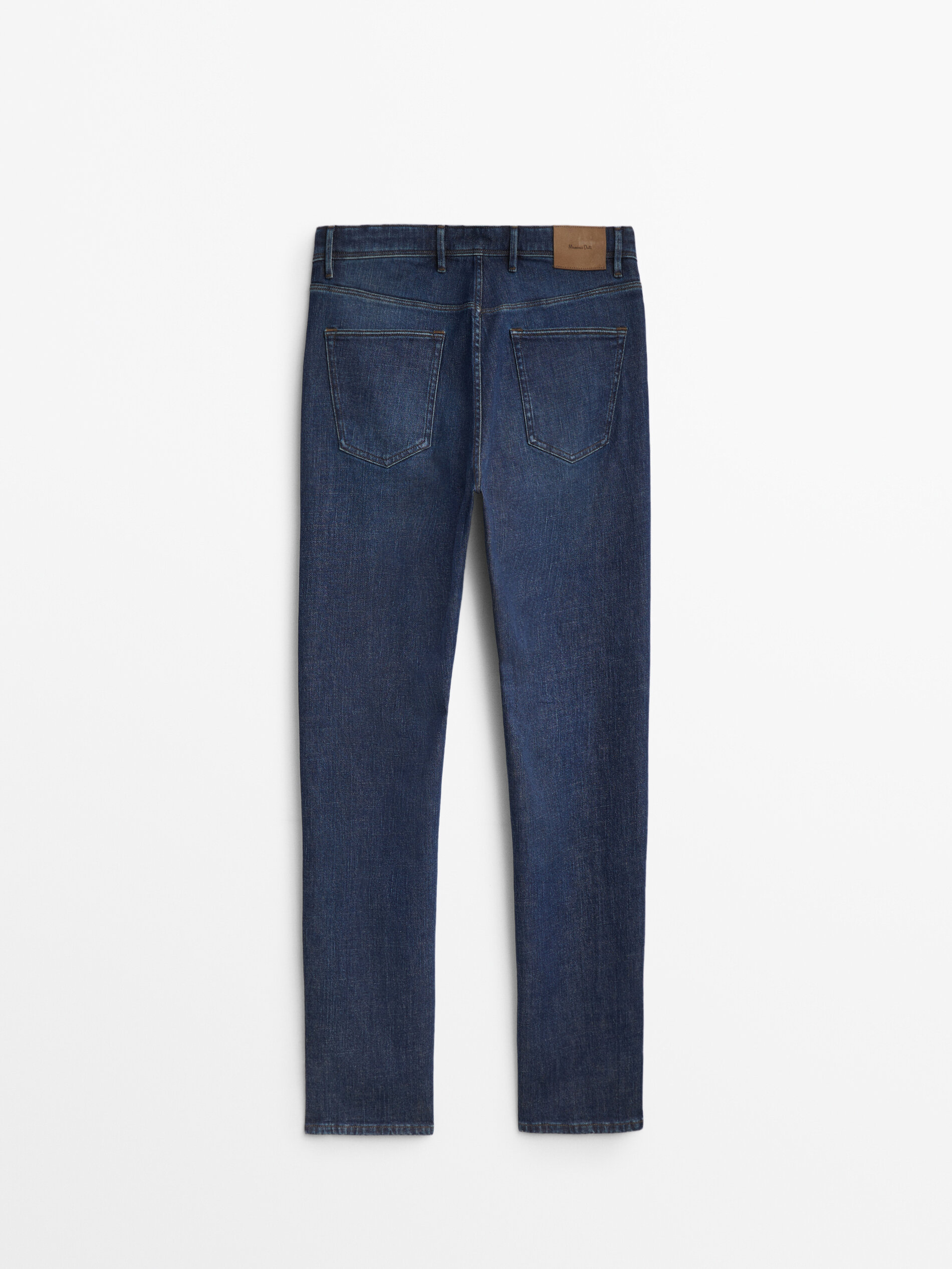 Pantalón vaquero stone wash slim fit - INDIGO