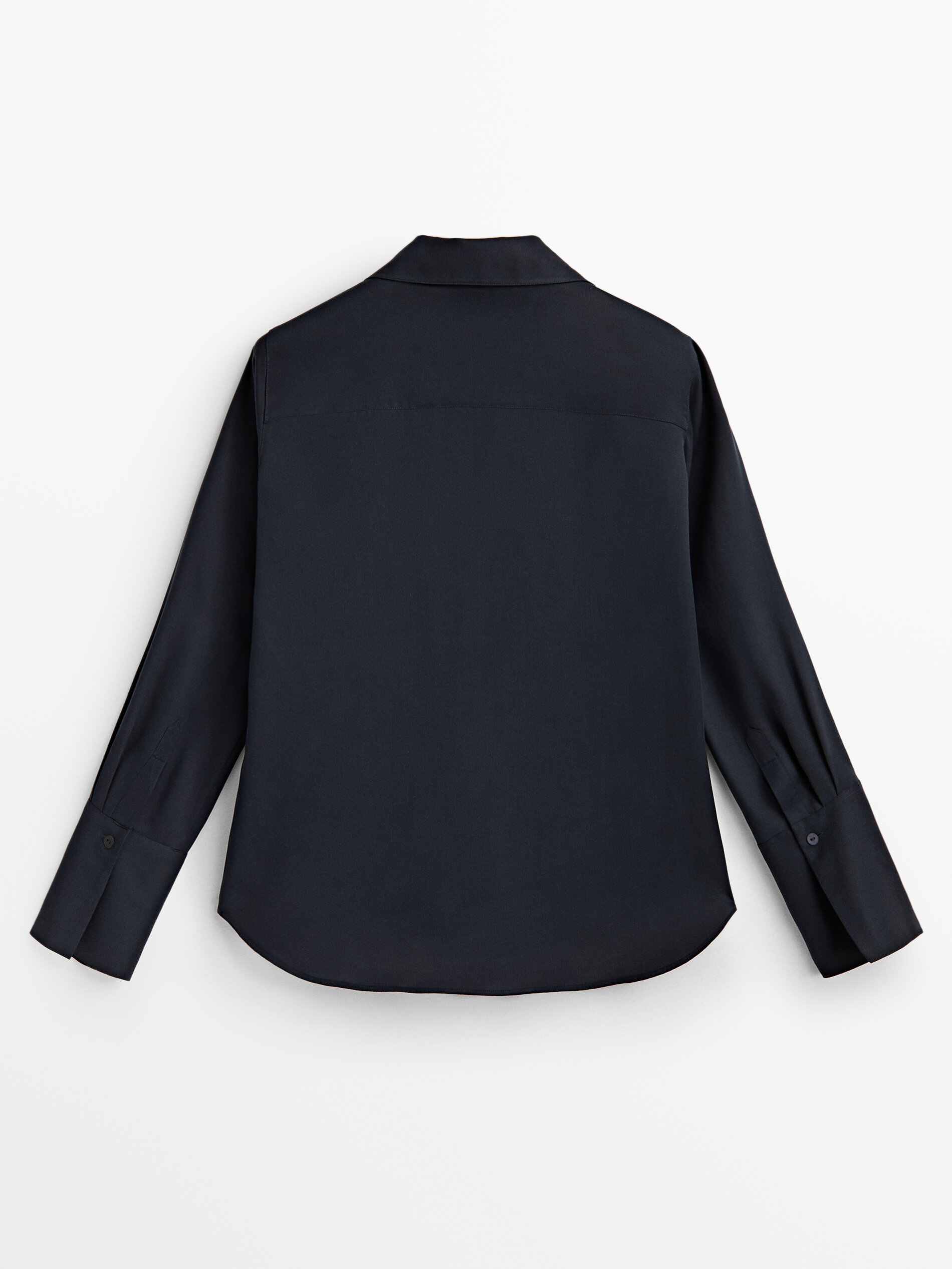 Camisa fluida bolsillos - AZUL PROFUNDO