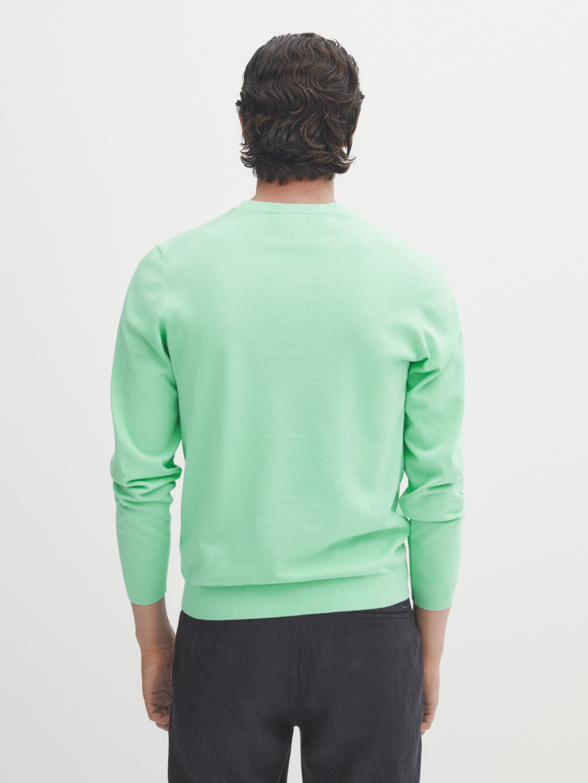 Jersey cuello redondo 100% algodón - 0-569