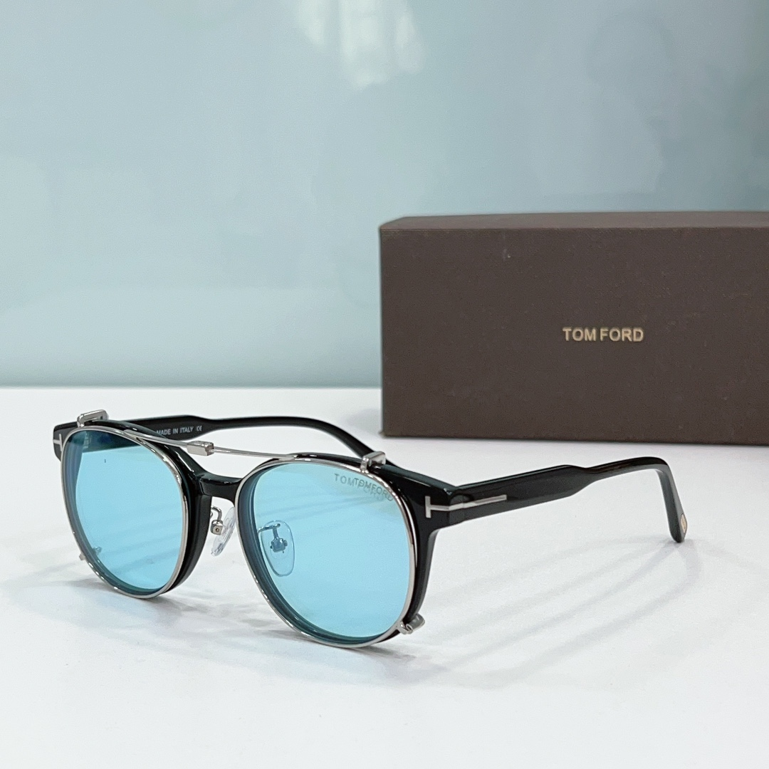Tom Ford Round Metal Frame Sunglasses Top Quality（Replica）