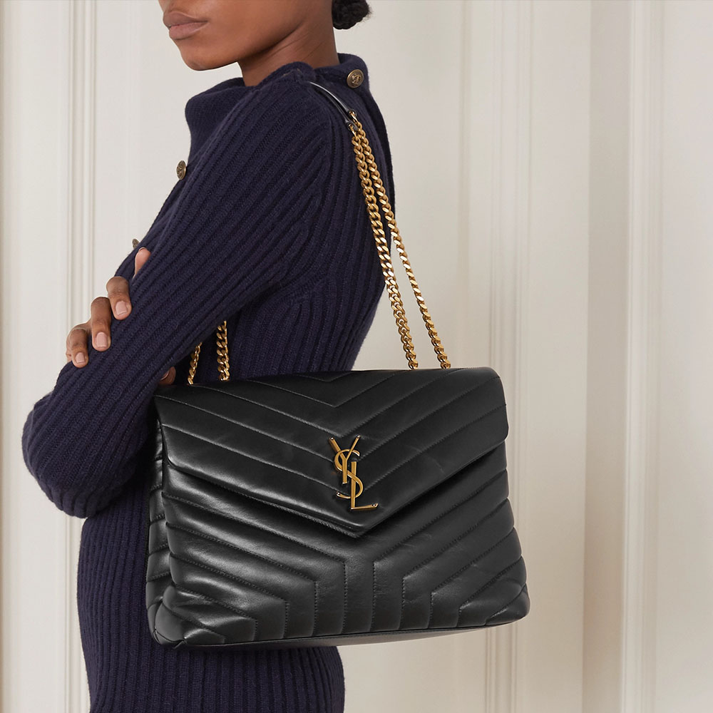 SAINT LAURENT YSL Saint Laurent LouLou Medium 32- Quilted Leather (Replica)