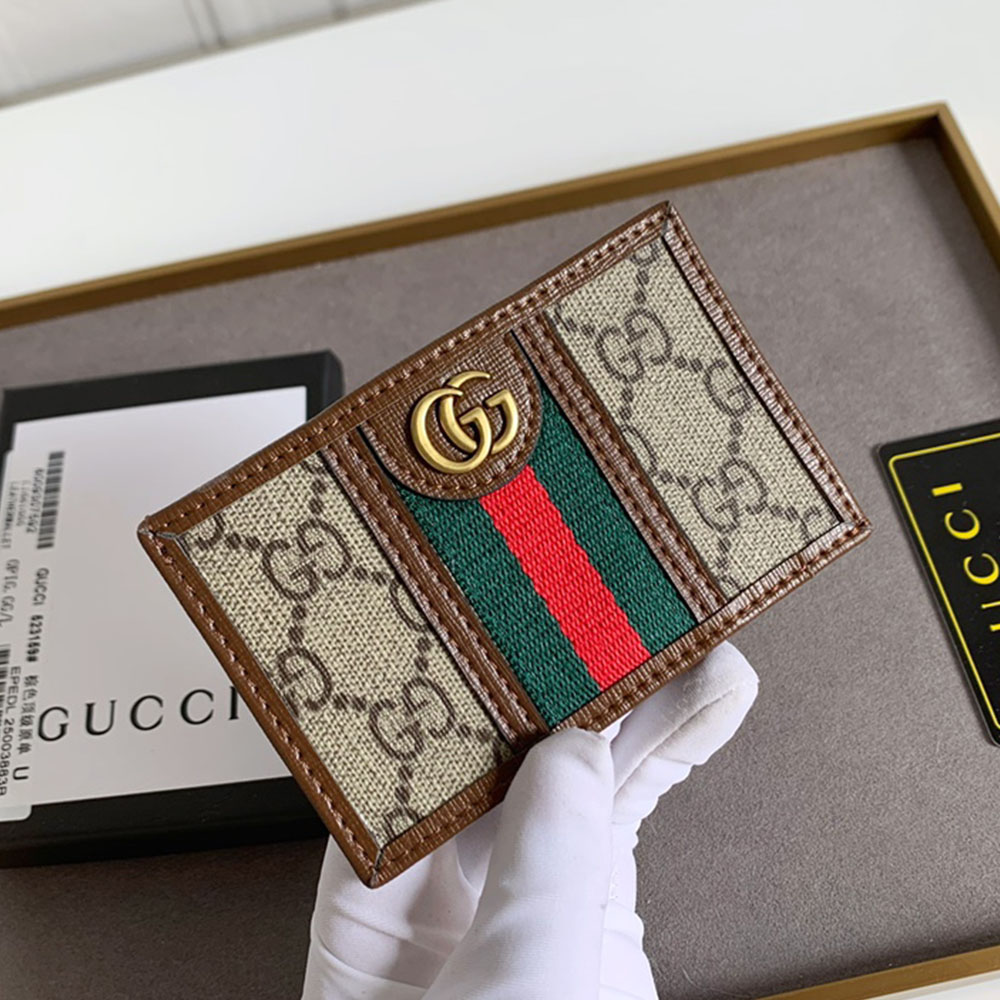 Gucci Unisex GG Card Holder（Replica）