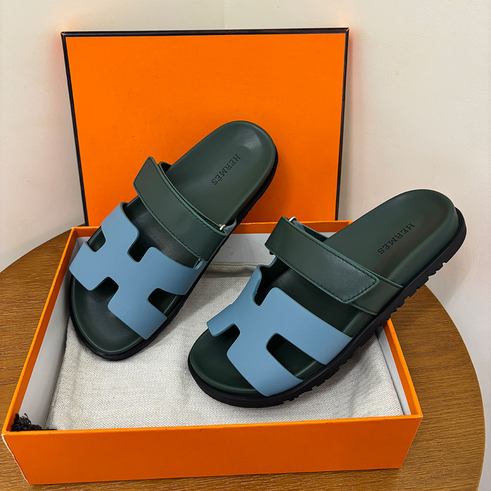 Hermès Chypre leather sandals （Replica）