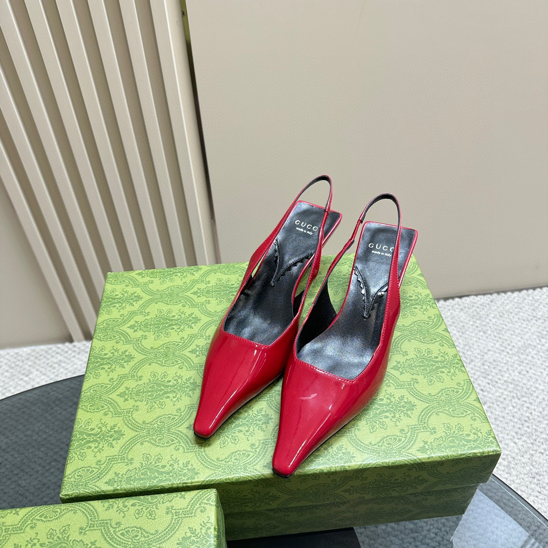 Gucci Square Toe Strappy Sandals Slide Sandal (Replica)