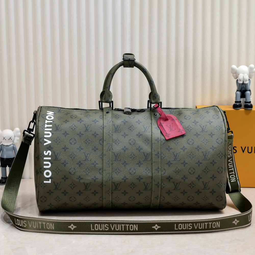 Louis Vuitton Military Green Kepall45 Travel Bag  (Replica)