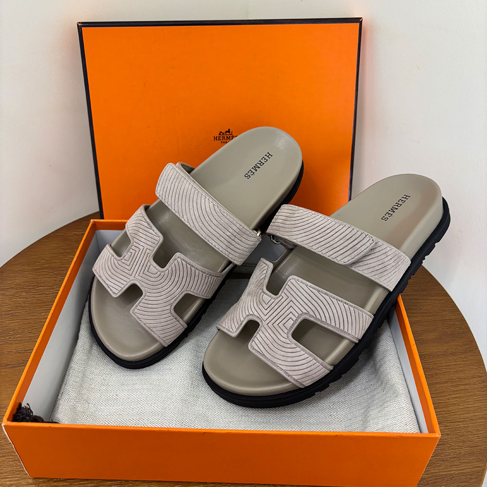 Hermès Chypre leather sandals （Replica）