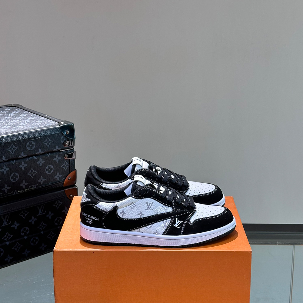 Travis Scott X Nike Air Jordan 1 Low X Louis Vuitton Sneakers (Replica)