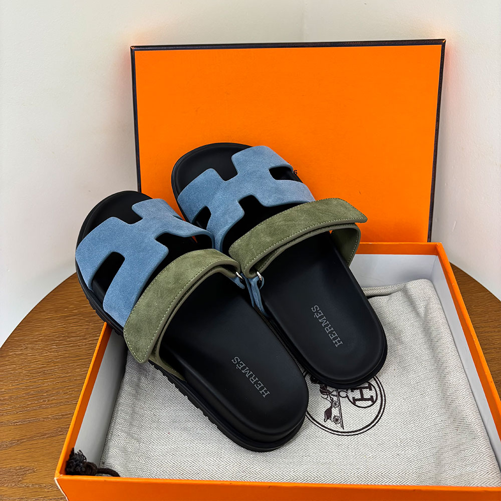 Hermès Chypre leather sandals （Replica）
