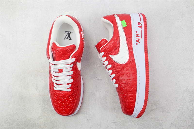Louis Vuitton x Nike Air Force 1'07 LV8 Low Red/white/LV Monogram