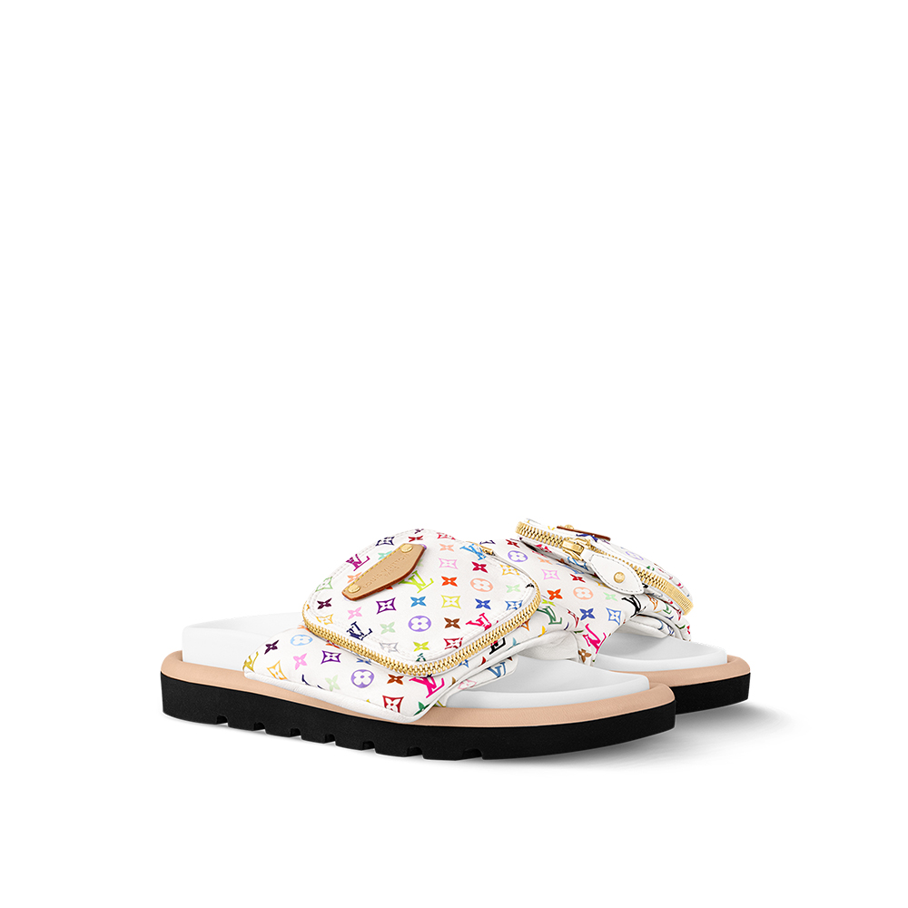 Louis Vuitton x Murakami Pool Pillow Flat Comfort Mule (Replica)