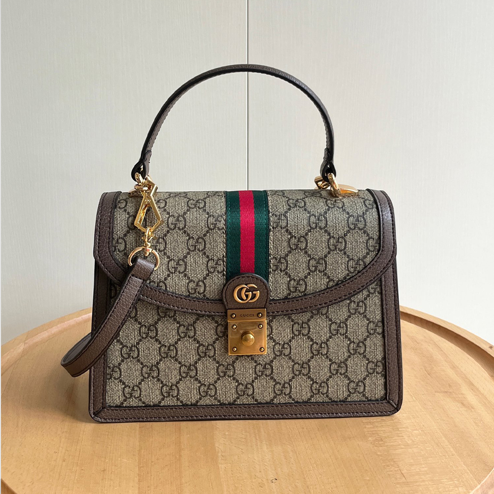 GUCCI  Ophidia Small Top Handle Bag  (Replica)