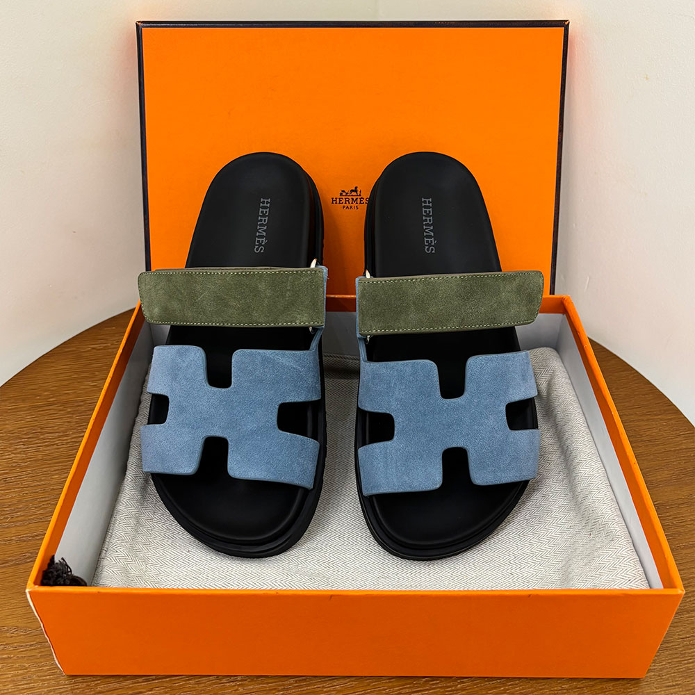 Hermès Chypre leather sandals （Replica）