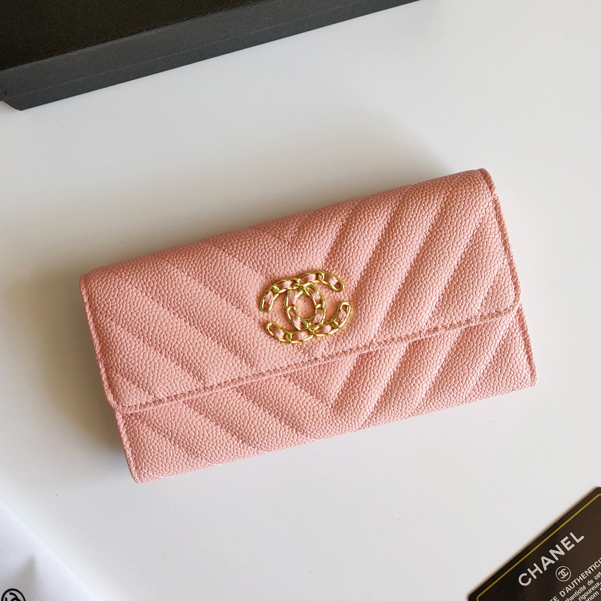 Chanel Hollow logo buckle wallet(Replica)