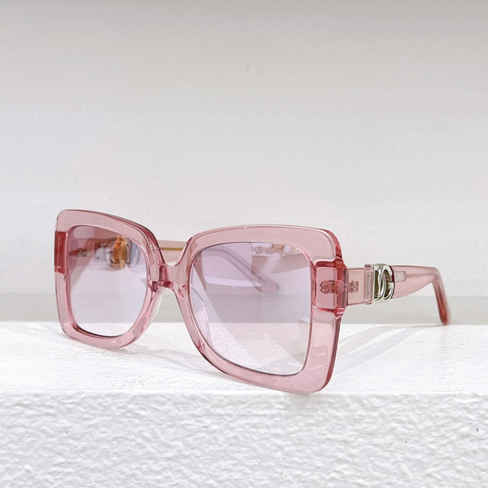 DOLCE & GABBAN DG Plate frame. Hollow Mirror leg Logo Sunglasses Top quality (Replica)