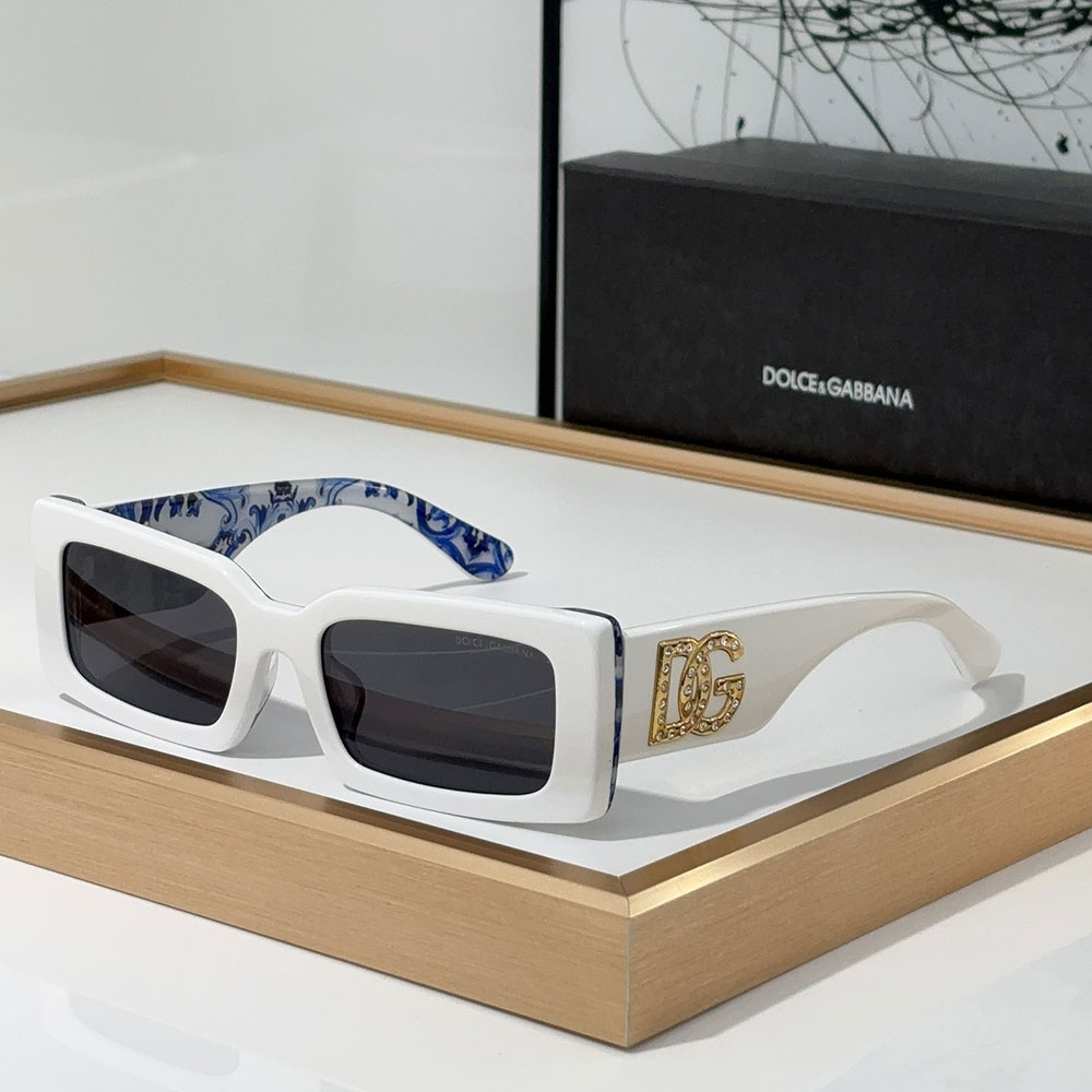 DOLCE & GABBAN DG Small Box Logo Mirror leg Sunglasses Top quality (Replica)