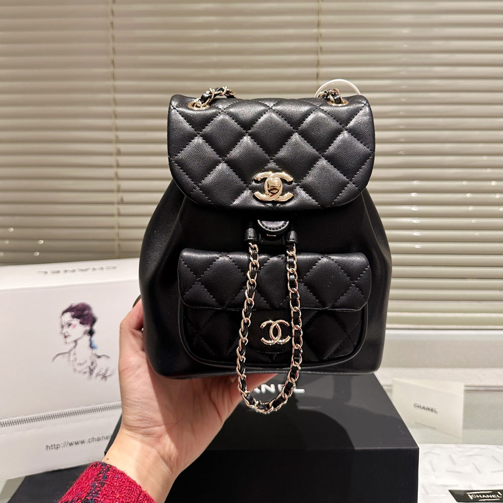 Chanel  Duma A Plaid Backpack  Bag (Perfect Replica）