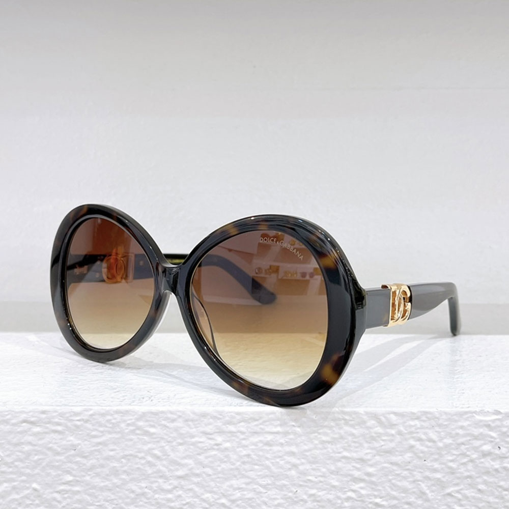 DOLCE & GABBAN DG Mirror leg Hollowed out Logo Sunglasses Top quality (Replica)