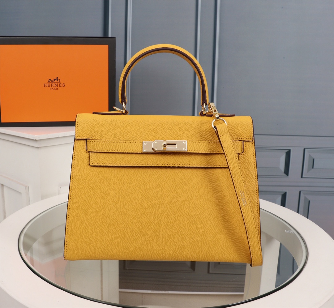 Hermes Kelly Gold Buckle Bag-Epsom(Replica)