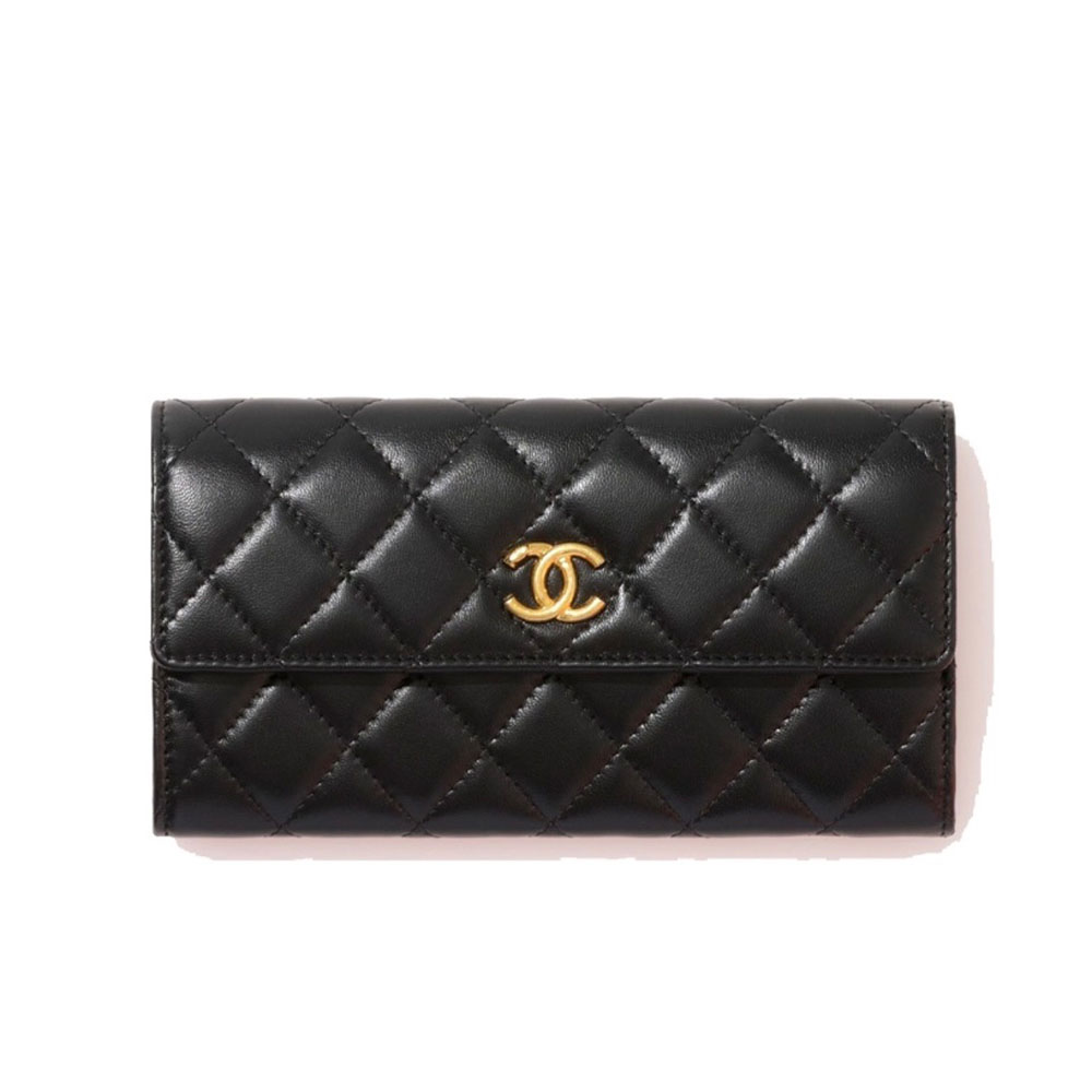 Chanel 23p Classic Long Wallet(Replica)