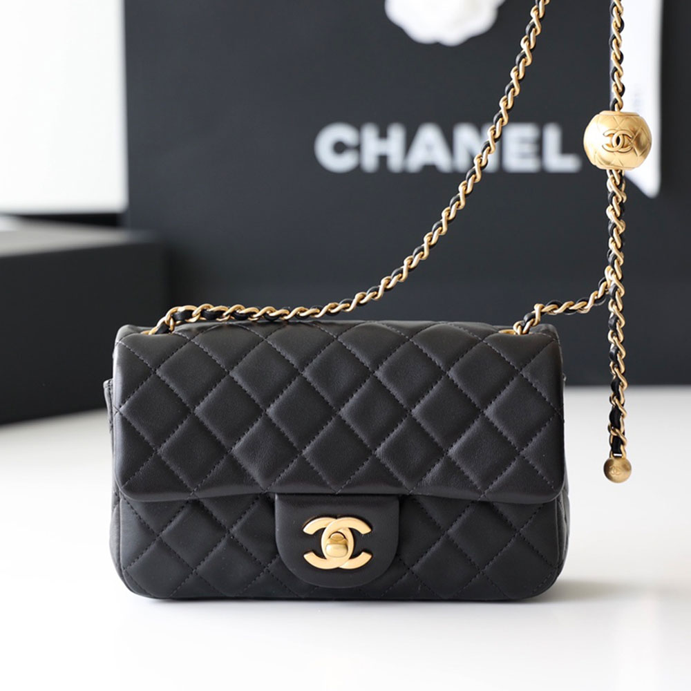 Chanel CF Calfskin Golden Ball 20CM（Replica）