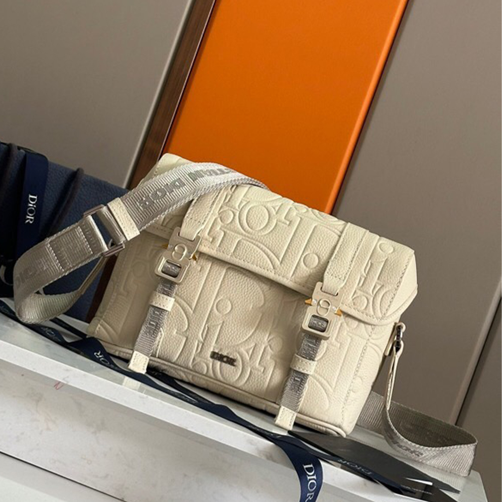 Dior Hit The Road Grained Leather Crossbody Bag (Replica)