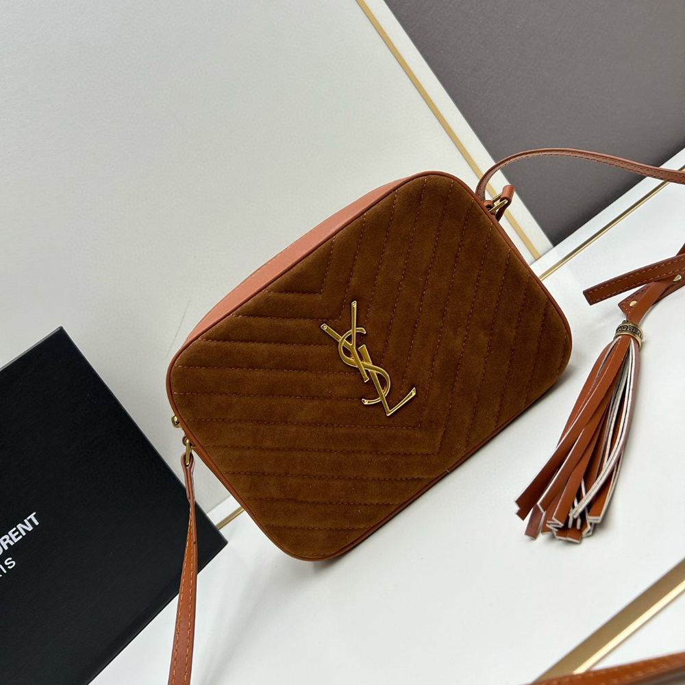 Sait Laurent YSL Suede Camera Bag (Replica)