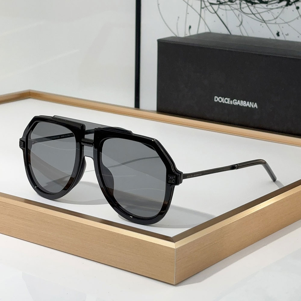 DOLCE & GABBAN DG Sheet Frame Slim Mirror Legs Sunglasses Top quality (Replica)