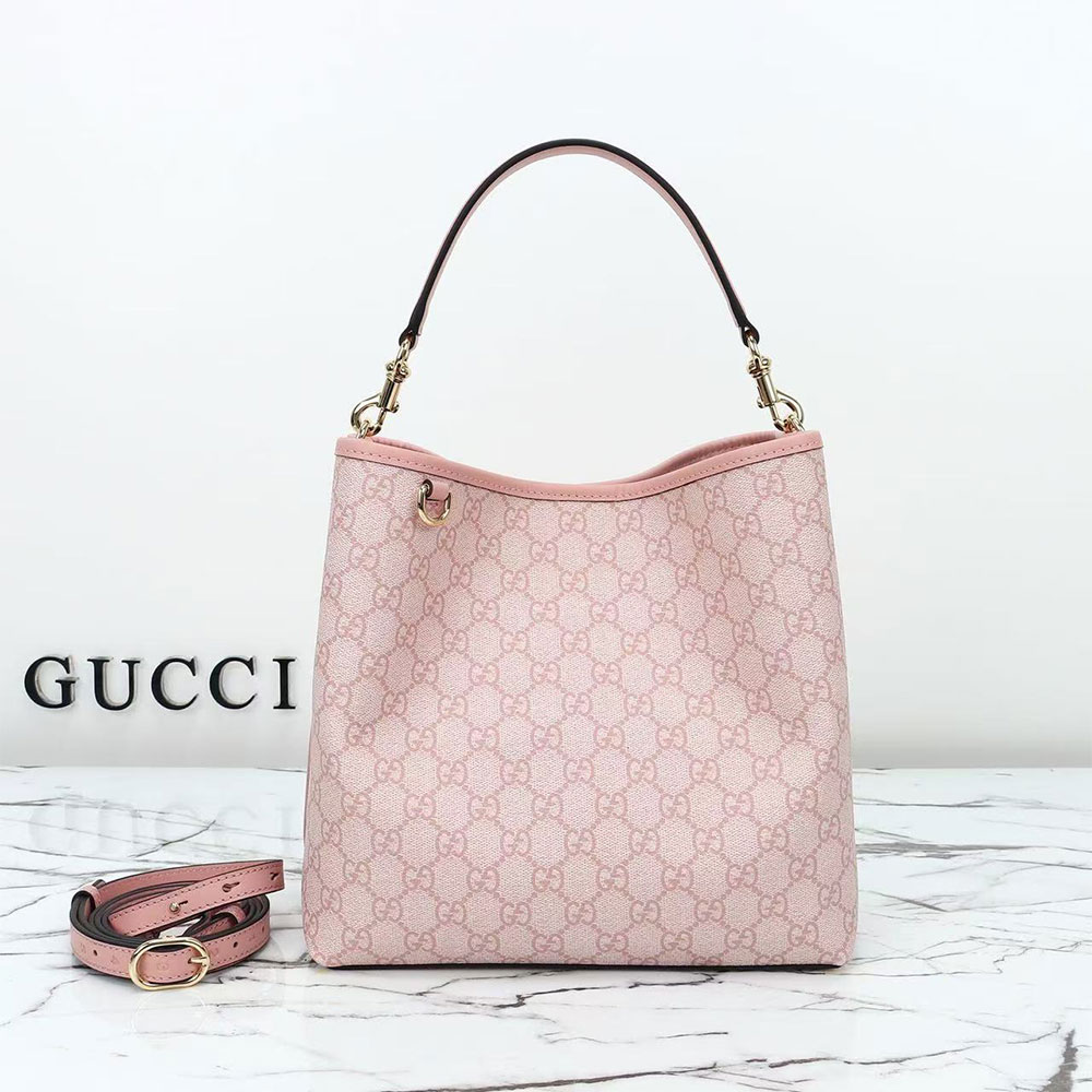 Gucci Gg Emblem Mini Bucket Bag (Replica)
